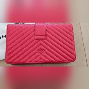 PINKO red handbag